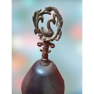 Original Georgian Iron Swan Hand Bell